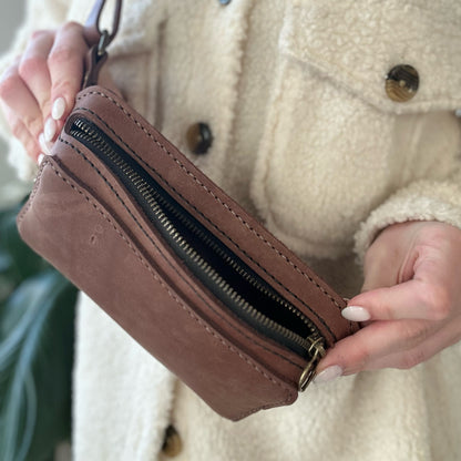 The Nomad: Leather Crossbody/Fanny Pack